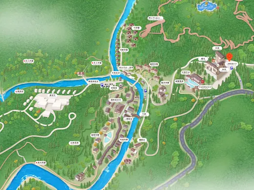 徽州结合景区手绘地图智慧导览和720全景技术，可以让景区更加“动”起来，为游客提供更加身临其境的导览体验。